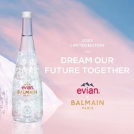 【evian依雲】 2023 evian x BALMAIN 限量紀念瓶(750ml/玻璃單瓶)