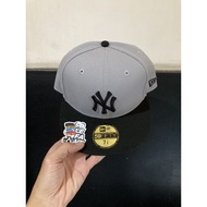 5950 X MLB NY YANKEES Q224 FITTED Black Gravel Grey ORIGINAL NO BOX