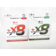 STRIKE 2 VERTEX 838 X8 100% PE FIBER FISHING LINE (300M)