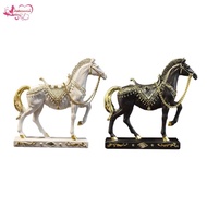Abbraccia Horse Statue, Animal Figurine Resin Horse Sculpture Art Figurine for Table Bedroom