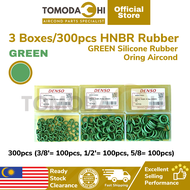 TOMODACHI 3 Boxes/300pcs Car Aircond Oring r134a oring rubber set HNBR Rubber R134a O Ring Rubber 10