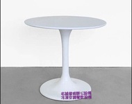 名誠傢俱辦公設備冷凍空調餐飲設備♤ 白色塑鋼造型圓桌 會客桌 洽談桌 戶外休閒桌椅 設計師款 一體成型 造型桌椅子 茶几