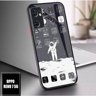 HP Oppo A96 A76 Reno 7 4G Reno 7 5G Reno 7z 5G Glass Softcase - K04 - Oppo A96 A76 Reno 7 4G Reno 7 