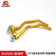 Off-Road Motorcycle Starter Rod Suitable for Suzuki RMZ/250/450 7075 Aluminum Alloy Modified Footres