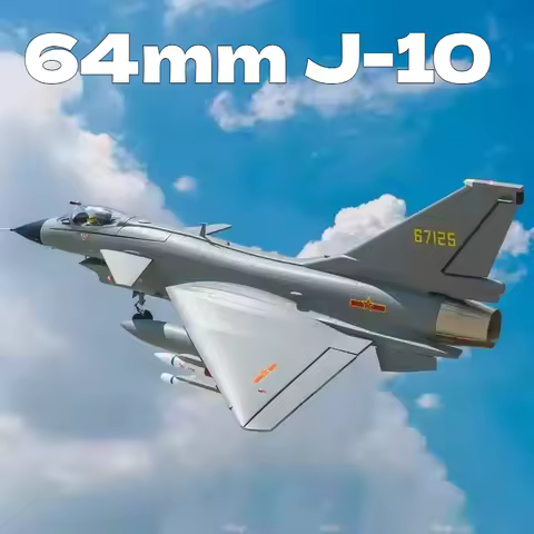 FMS J10 RC Fighter Jet 64mm EDF Fixed Wing Airplane With Flight Controller Chinese PLA Air Force RC 