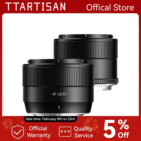 TTArtisan Auto Focus 35mm F1.8 Mark II prime camera lens for Fujifilm X XF X-E4 X-S20 XM5 X-H2S XT30