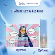 Byfina Eye Sheet Mask + Peptide Lip Serum | For Depuff Eyes, Smooth Fine Lines & Hydrate Lips