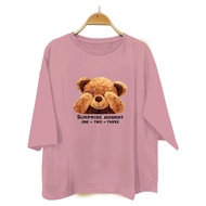 WOMEN'S OVERSIZED T-SHIRT 3 HANDS/4