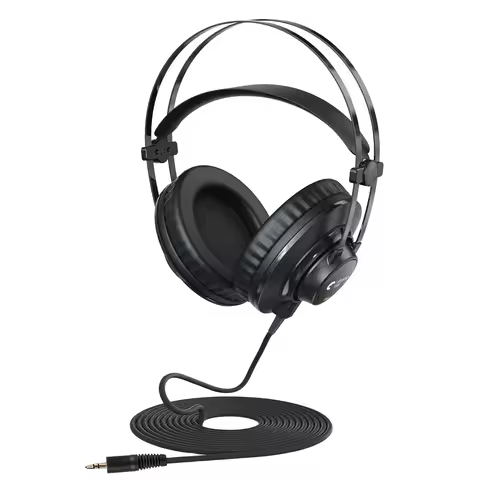 3.5mm Wired Professional Monitoring Headphones,DJ Headphones,Studio Over Ear Monitor Music Headset E