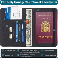 MAPLE PASPORT WALLET WITH RFID BLOCKING / COVER CARD HOLDER TRAVEL WALLET RFID BLOCKING