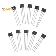 A&W 10pcs Hall element 49E OH49E SS49E linear Sensor Hall sensor