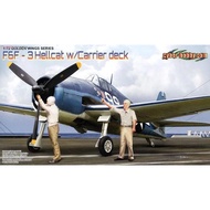 F-6F-3 Hellcat with Carrier Deck 1/72 Dragon