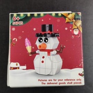 Keeppley 雪人造型玩具積木 聖誕節擺設  [平行進口]