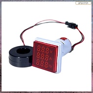 [L E U R] LED Digital Voltmeter Ammeter  Meter AC6-500V Signal Lights Voltage Current Frequency Mete