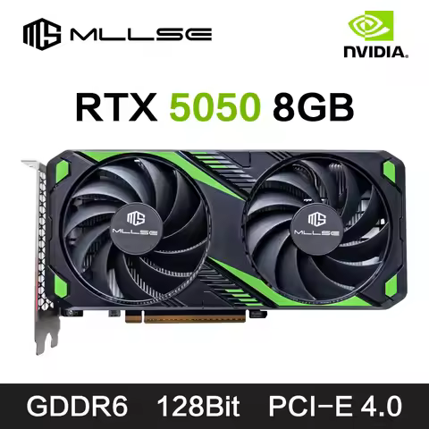 MLLSE NVIDIA Graphics Card RTX 5050 8GB GDDR6 128bit Placa De Video GPU 8Pin DP*3 PCI-E 4.0 x16 Gami
