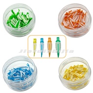 40pcs/box Dental Wedge Autoclavable Dental Composite Wedges Interdental Adaptive Wedge Dental Matrix