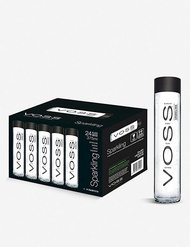 Voss Sparkling Mineral Water Glass 375 ml. 24 BOTTOM น้ำแร่ธรรมชาติ VOSS Sparkling ขวดแก้ว 375 มล. 24 ขวด