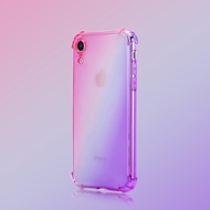 Carristo Iphone XR Anti-Shock Case Cover Rainbow Aurora TPU Soft Casing Housing
