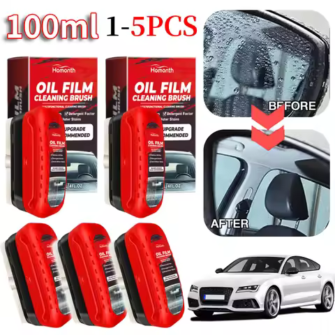 100ml Automotive Car Oil Film Cleaning Brush Car Glass Oil Film Cleaner Windshield Cleaning Polishin