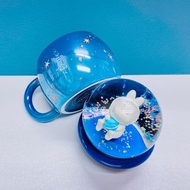 💥⭐️Starbucks COSMOS STAR BLUE BUNNY SNOWGLOBE MUG  🪐星巴克 宇宙兔兔 雪球咖啡杯 💙水晶球 頭盔兔 宇航員🧑‍🚀 🤍水晶球 飄雪球 snow glo