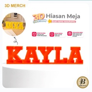 3D Name Sign Custom | Table Name Display | Standing Name