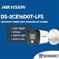 HIKVISION DS-2CE16D0T-LFS 2MP SMART HYBRID LIGHT AUDIO BULLET CAMERA