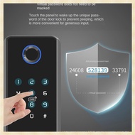 Waterproof Tuya Wifi Smart Door Lock Digital Password Double Fingerprint Electronic Rim Lock for Out