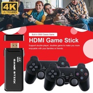 4K Game Stick 10000 Games HDMI Retro Game Console Wireless Controller TV Gaming Stick