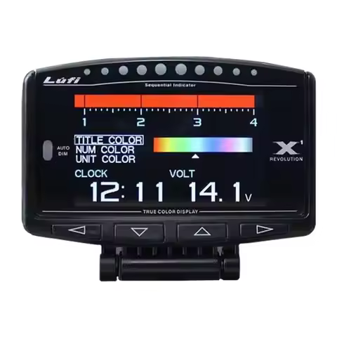 Lufi X1 Car Smart OBD2 Auto Meter Speedometer Mini Digital Water Temperature Car Gauge Obd 2 Monitor
