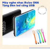 Máy nghe nhạc và xem phim Ruizu D66 màn hình 2.8inch hỗ trợ BLuetooth 5.0 bộ nhớ trong 16G Tặng kèm