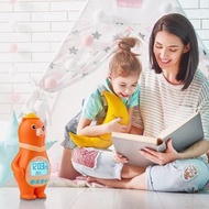 OreGON SCIENTIFIC - 趣致小熊鬧鐘（橙色）BC100｜室內溫度計｜LCD時鐘｜時鐘｜日期時鐘｜卡通時鐘｜溫度計時鐘