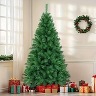 TEMU 1, 8m Artificial Christmas Tree Pvc Branch Tips, With Foldable Metal Base And Easy To Assemble,
