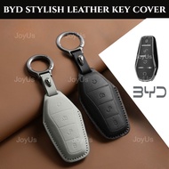 BYD Seal Sealion 7 Seal 6 Atto 2 M6 Atto 3 Dolphin Stylish Leather Key Cover Casing