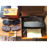 BRAKE PADS/ FRONT AND REAR FOR FORTUNER 2.4, 2.7,2.8 3.0, SX 2005-2022. HILUX car version 2.5,3.0 SX
