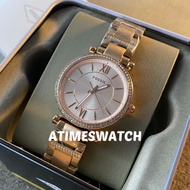 Fossil Original Charlie Three-Hand Rosegold Stainless Steel ES4301