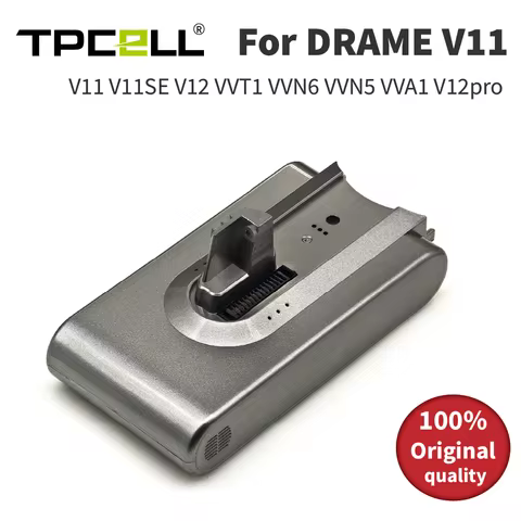 TPCELL 3000mah For Dreame V11 V11SE V12 V12Pro V10Pro VVT1 VVN6 VVA1 Replacement Battery for Dreame 