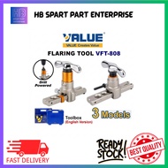 Value Flaring Tool VFT-808L-I VFT-808-I VFT-808UA-I VFT-808E-I 1/4" 5/16" 3/8" 1/2" 5/8" 3/4" (Inch)