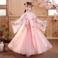 Children's Hanfu Women's Tangfu Girls' Ancient Hanfu Ru Skirt Immortal Chinese Dress E255