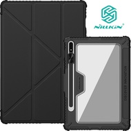 imnowshop พับจีบ Y NILLKIN งานแท้ หนัง PU กันกระแทก แบบสไ์ได้ สําหรับ Samsung Galaxy Tab S7 S8 S9 S1