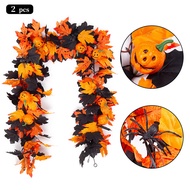 [Simulation Maple Leaf Rattan] Artificial Simulation Maple Leaf Rattan Autumn View Area Decoration H