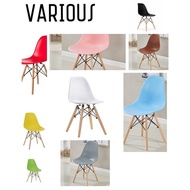 Various Eames white chair, dining chair, kerusi makan, kerusi