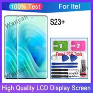 Original AMOLED Itel S23+ S23 Plus S681LN LCD Touch Screen Replacement