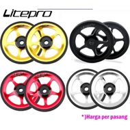 Litepro 2pcs Easy Wheel Seli Folding Bike Trifold Pikes 3Sixty