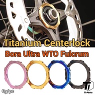 Titanium Campy Centerlock Ring for BORA Ultra WTO Fulcrum Hyperon Shamal Wheelset | Campagnolo Carbon Racing Zero