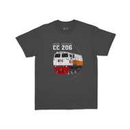 Railindo - Adult Train Locomotive T-Shirt CC 206 3D V3.0