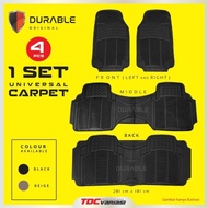 Santa Fe Carpet Car Carpet Durable PVC 4pcs Universal
