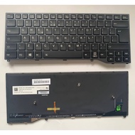 UI layout backlit Keyboard For Fujitsu LifeBook U7410 U747 U748 U749 E548 E448 7U14A1 7U14A2 New