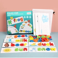 ABC Letter See & Spell Matching Wodden Puzzle Jigsaw Montessori STEM Learning