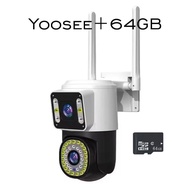 TDL  กล้องวงจรปิด vision กล้องวงจรปิด360 wifi หน้าจอคู่ 2กล้อง ดูพร้อมกันได้ Color Full HD ​5ล้านพิก