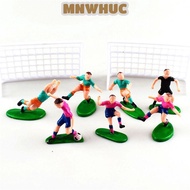 MNWHUC Set of 9 Soccer Toppers 9 Soccer Players Cake Toppers Home for Birthday Cake